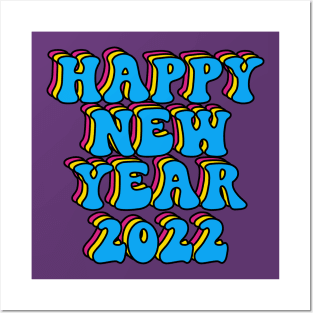Happy New Year 2022 Posters and Art